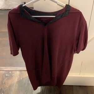 Van HEUSEN Maroon Polo